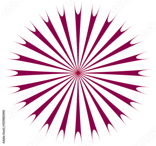 abstract background with stars, Radiant Geometric Floral Burst Abstract Digital Art.