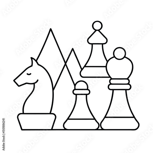 chess pawn and queen