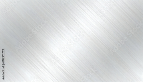 Silver Brushed Metal Texture Background