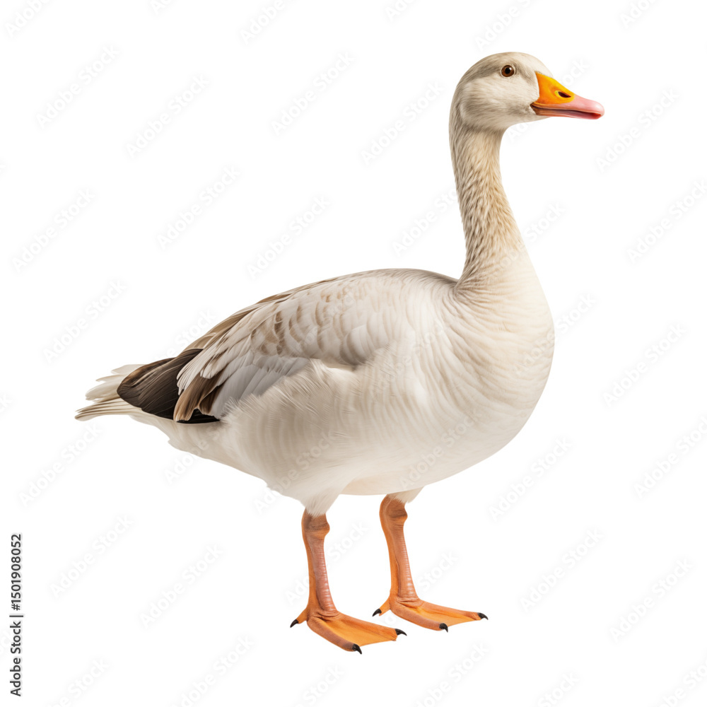 goose isolated on white goose isolated on white