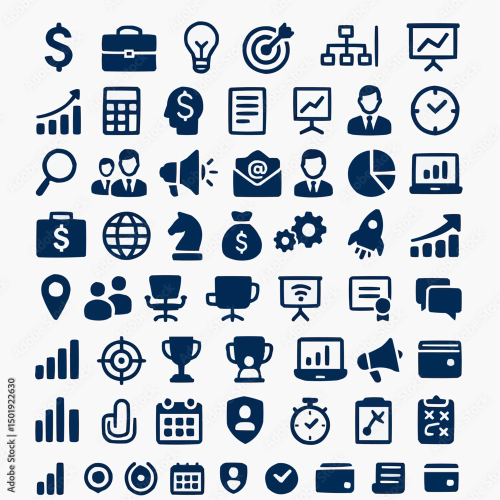 business icons set business icons set
