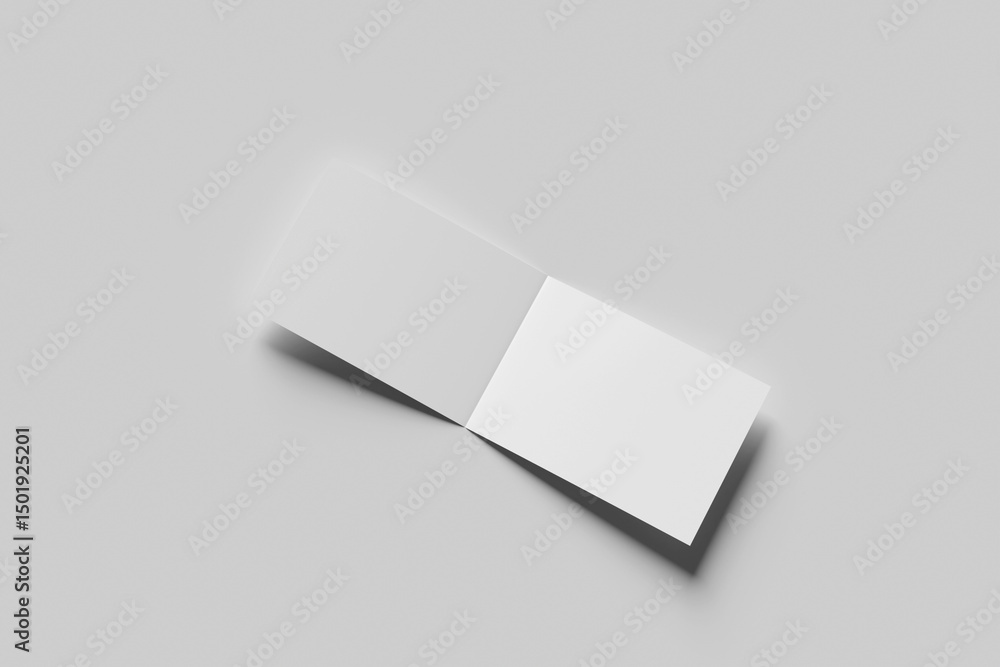 A4 Landscape Bifold Brochure Mockup A4 Landscape Bifold Brochure Mockup