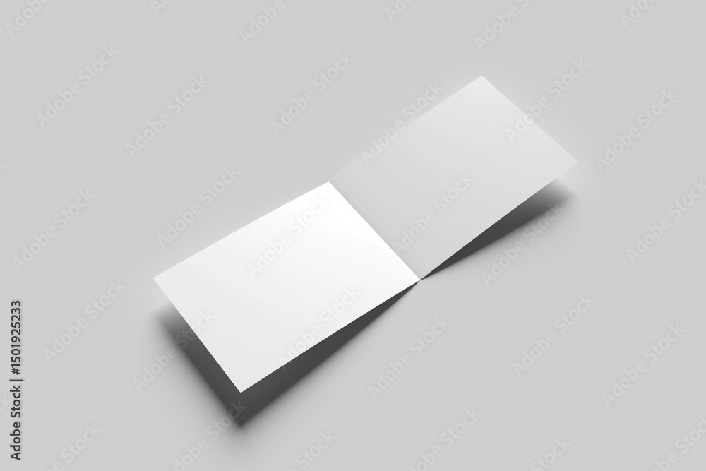 A4 Landscape Bifold Brochure Mockup A4 Landscape Bifold Brochure Mockup