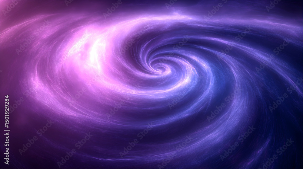 Abstract swirling vortex of vibrant purple and blue hues Abstract swirling vortex of vibrant purple and blue hues