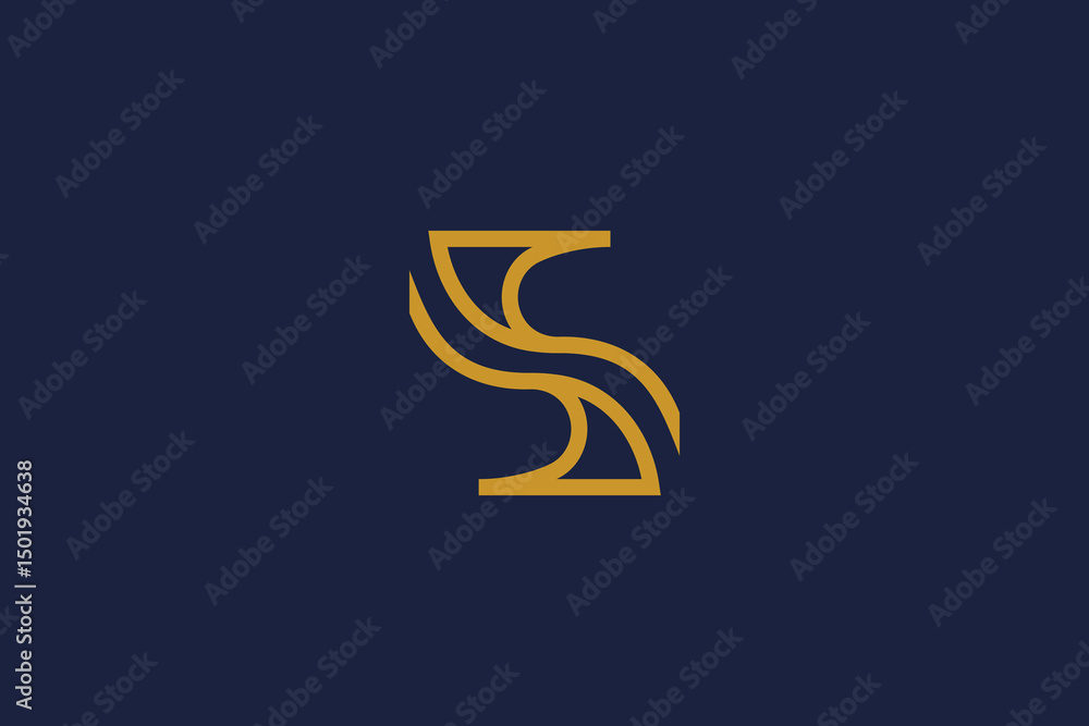 Fototapeta premium letter s logo icon design template with vector inspiration logo