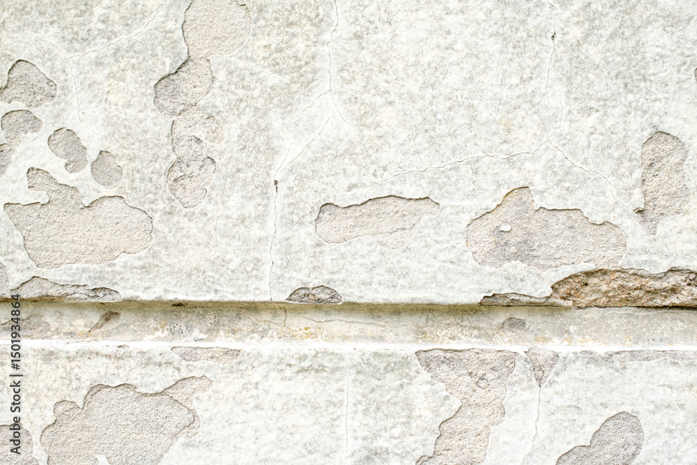 Obraz premium Distressed wall with chipped paint Texture detail for creative projects