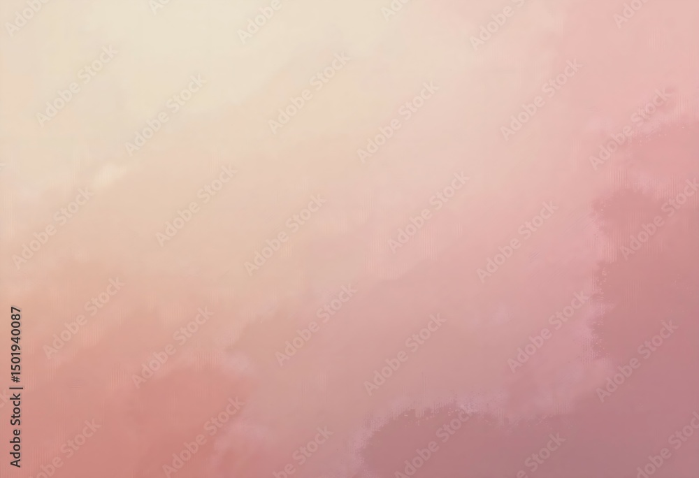 Fototapeta premium Soft Pastel Pink and Beige Gradient Background - Smooth Blurry Texture
