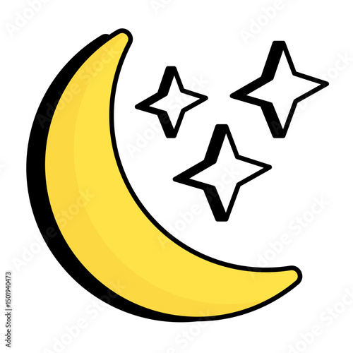 Weather colored Outline Icons