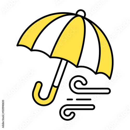 Weather colored Outline Icons