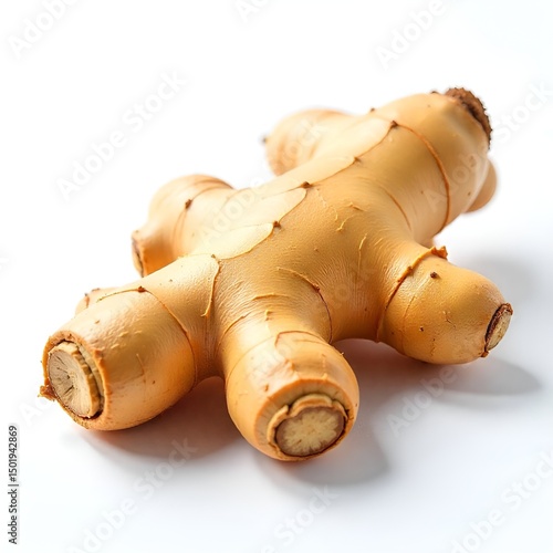 ginger root isolated on white background