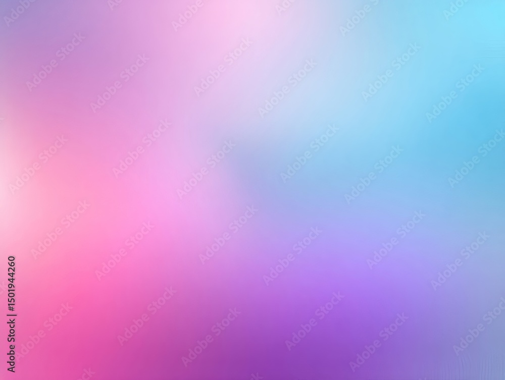 Fototapeta premium Soft pastel gradient background with smooth blending of pink, purple, and blue