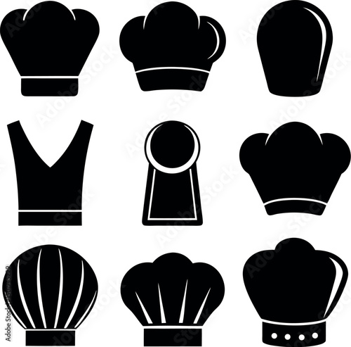 set of chafe logo icon silhouette