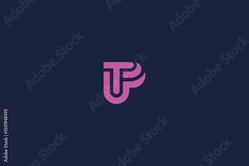 letter utp, tup logo icon design template with vector inspiration logo