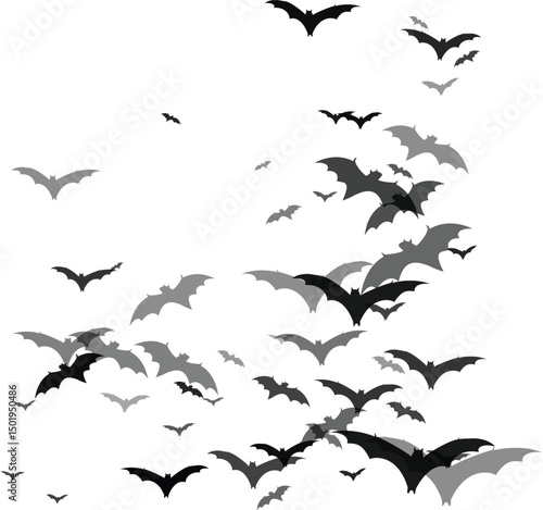 set of bats vector