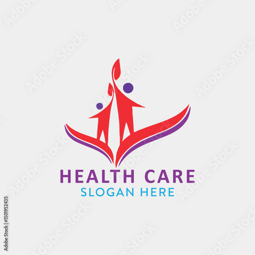 health care logo design vector