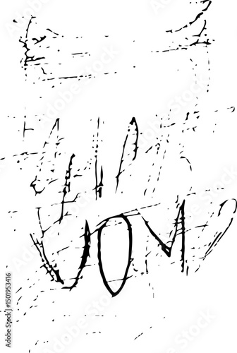 Abstract. texture artistic figures hand made vector.