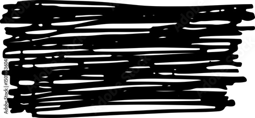 textured hand printed shape collection vector.