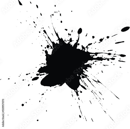 Halloween Horror Blood Stains and Splashes - Vector Graphic