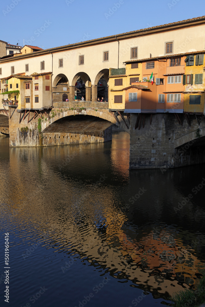 Naklejka premium Ponte Vecchio, Florence, Italy