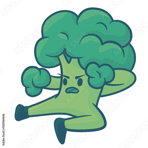 Broccolee fighter flat