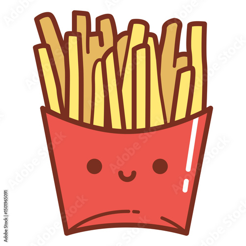 French fries cartoon
