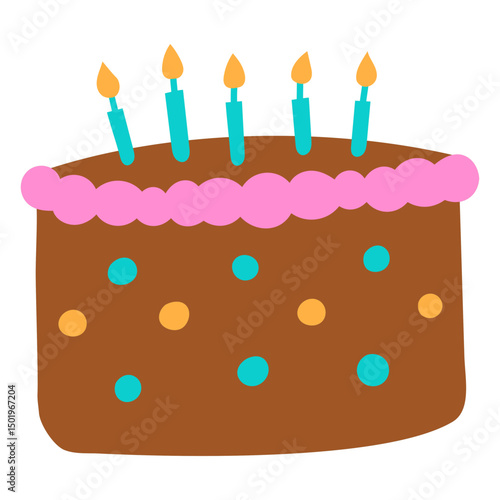 Chocolate &amp; chips birthday cake
