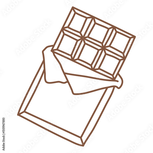 Chocolate bar stroke sweets