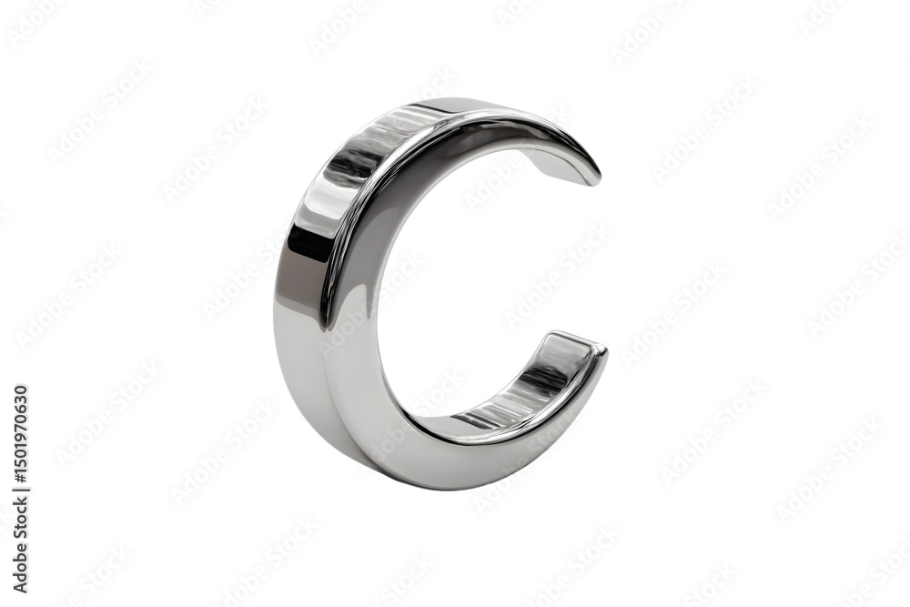 Stylish Silver Cuff Bracelet with Modern Design and Reflective Surface Ideal for Fashion and J Stylish Silver Cuff Bracelet with Modern Design and Reflective Surface Ideal for Fashion and J