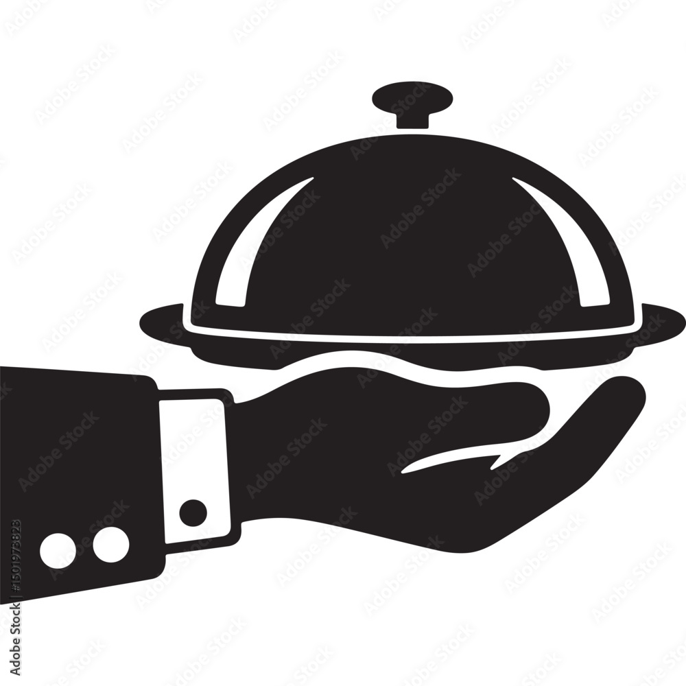 waiter with tray waiter with tray