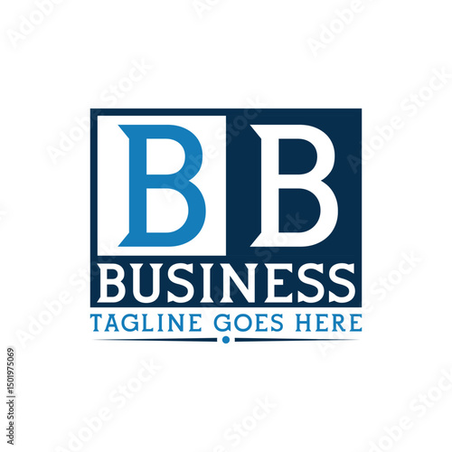BB Logo. Letter BB Business Logo Design