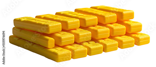Yellow Blocks Stacked Studio.