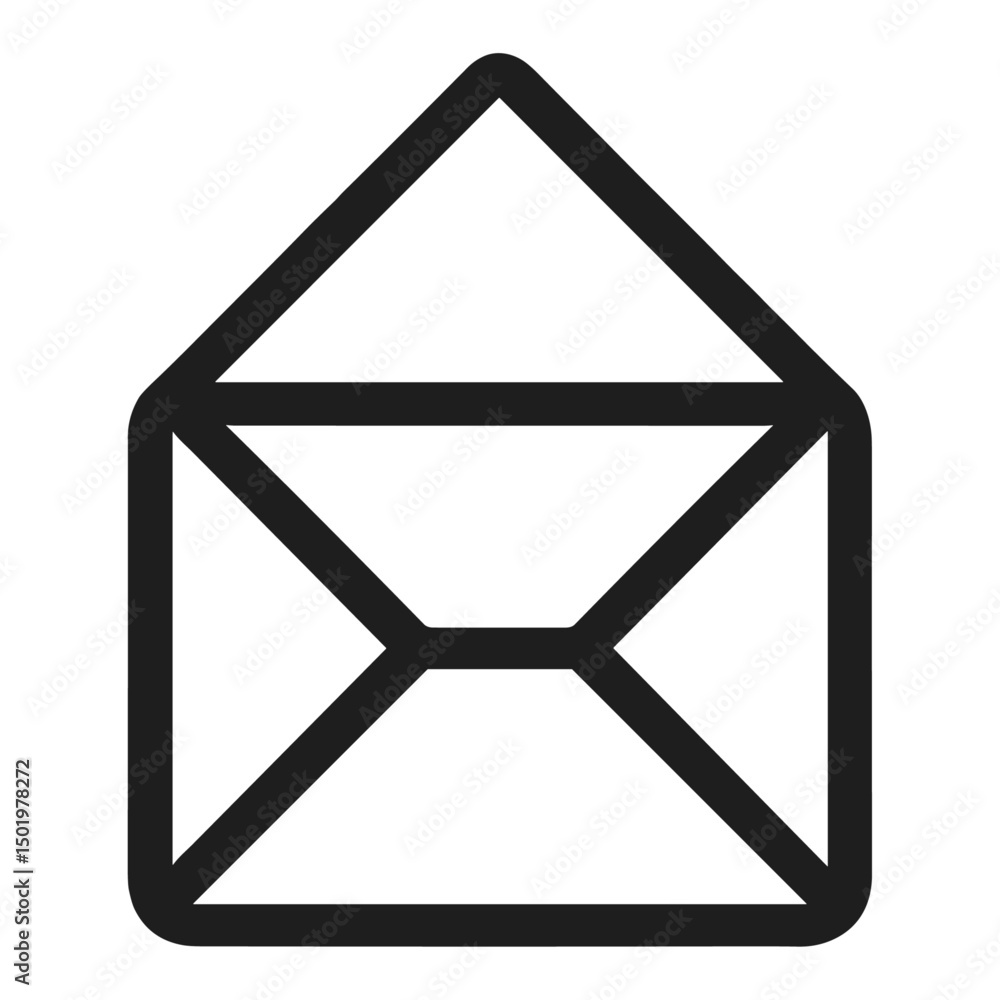 Email and Mail Icon Vector with Envelope Symbol for Communication and Web Design Email and Mail Icon Vector with Envelope Symbol for Communication and Web Design