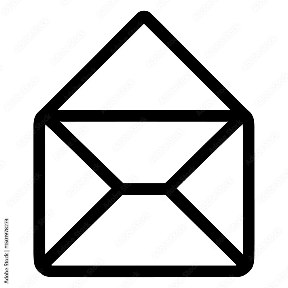 Email and Mail Icon Vector with Envelope Symbol for Communication and Web Design Email and Mail Icon Vector with Envelope Symbol for Communication and Web Design