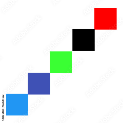 Fotografie abstract colorful background mix coller