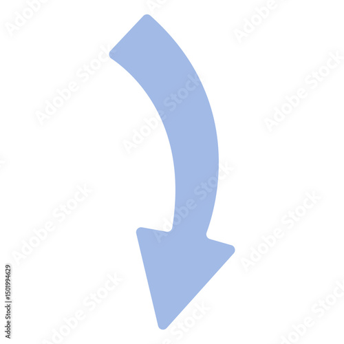 Down arrow illustration