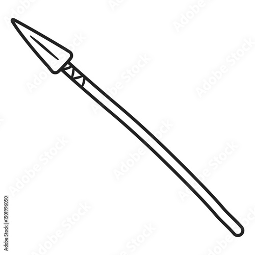 Eskimo doodle spear stroke