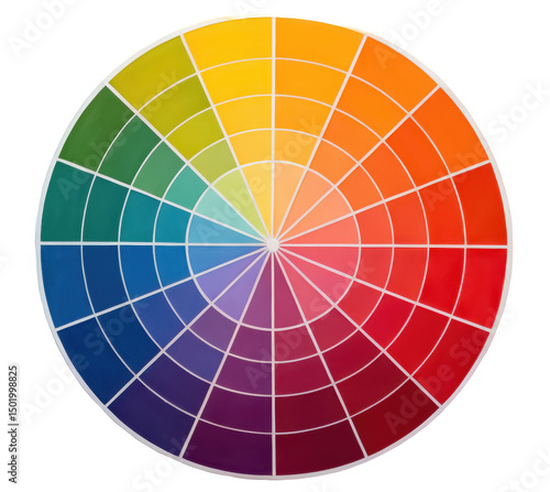 Color wheel png artist color circle png hue wheel png color theory tool png pigment guide png white background image