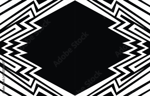 Abstract background featuring a modern geometric spike line pattern with ample copy space for text or graphics. Ideal for contemporary designs