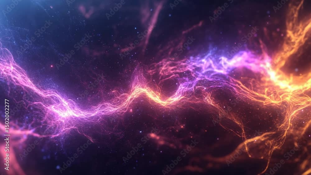 Cosmic Energy Streams: A Symphony of Light and Color Cosmic Energy Streams: A Symphony of Light and Color