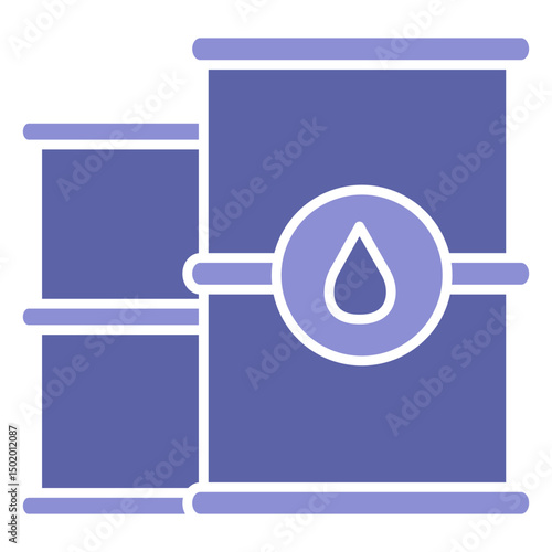 Water containers silhouette design