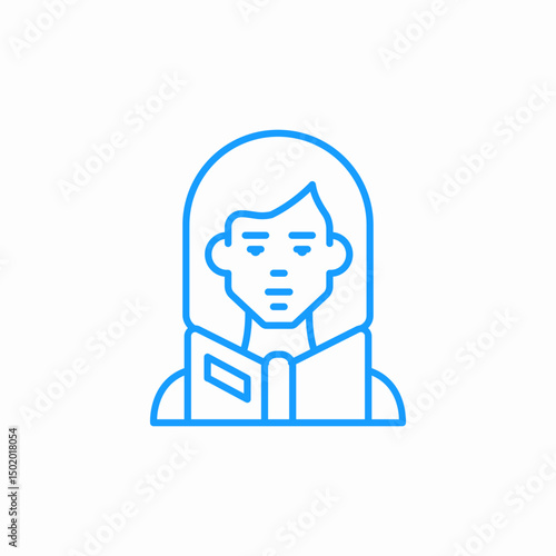 woman reading book icon sign vector