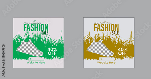 social media post design for shoes company