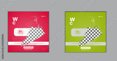 shoes social media post design template