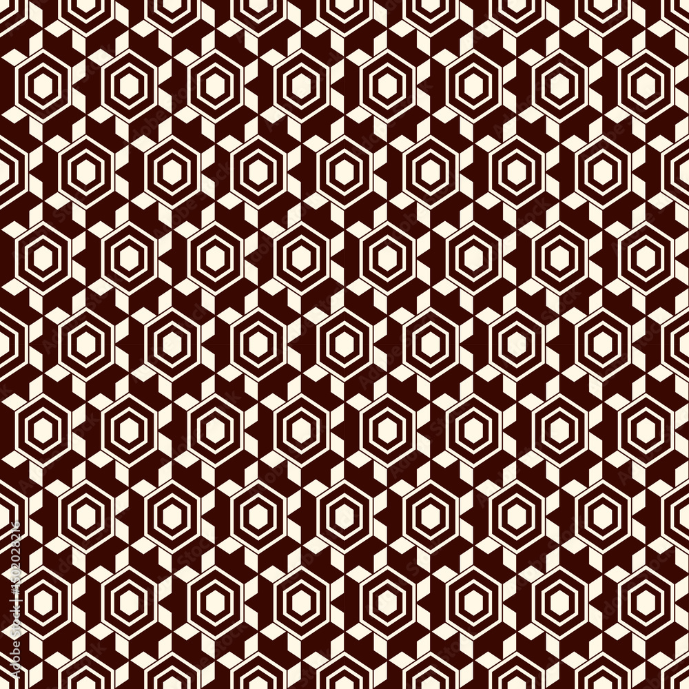 Honeycomb seamless pattern. Hexagon mosaic tiles ornament. Ethnic surface print. Repeated geometric figures background. Ornamental wallpaper. Modern geo design digital paper. Vector abstract work. Honeycomb seamless pattern. Hexagon mosaic tiles ornament. Ethnic surface print. Repeated geometric figures background. Ornamental wallpaper. Modern geo design digital paper. Vector abstract work.