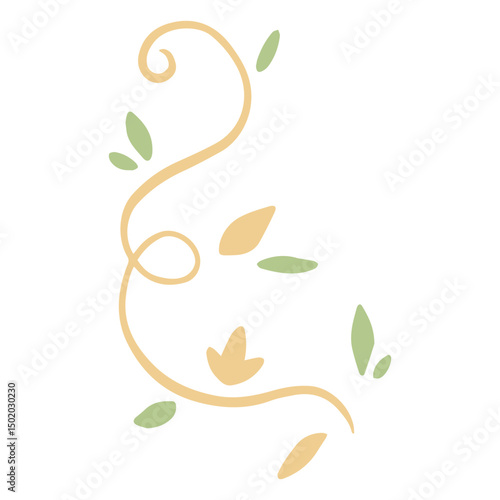 Autumn decorative vine