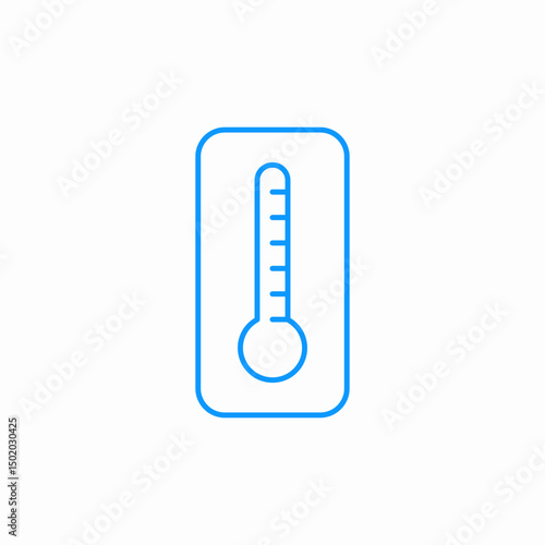 temperature normal icon sign vector