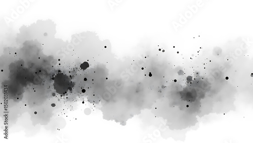 A weathered, gray grunge banner, with a close-up view of an abstract stone background.