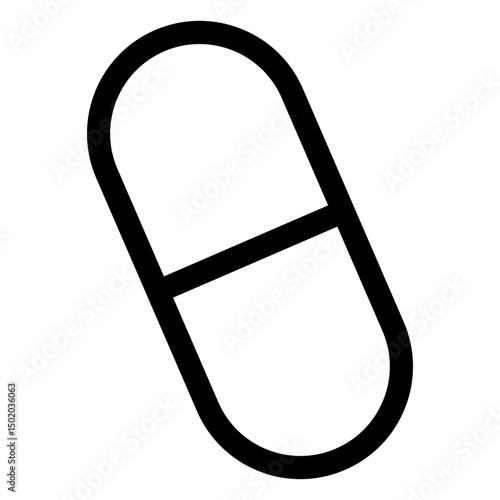 Capsule pill stroke