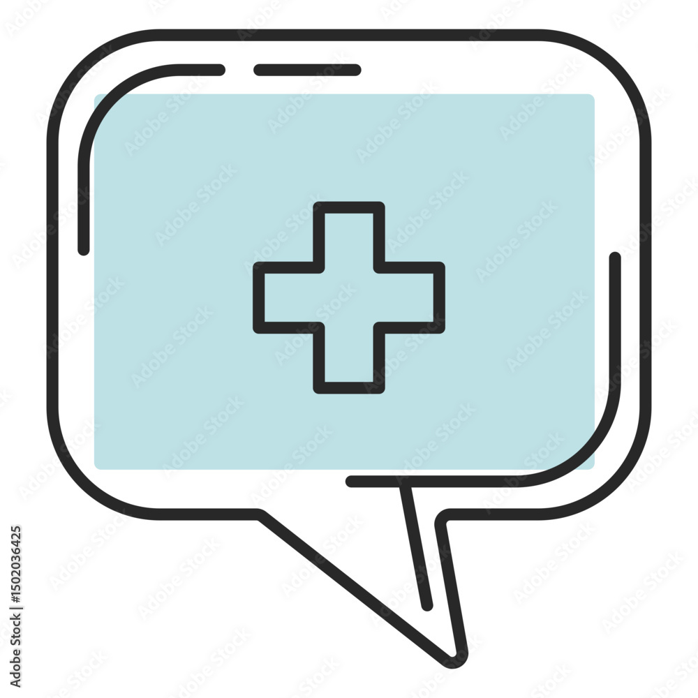 Obraz premium Hospital medical sign