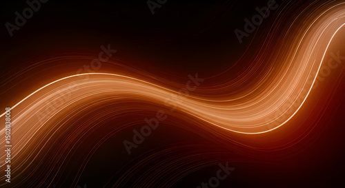 Fire-inspired abstract background with a flowing gradient of warm tones, glowing light effects, and fluid glitter textures, abstract orange background